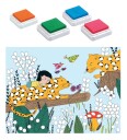 Djeco Kreativ Fingermaling Jungle