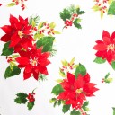 Borg Living Tekstil voksduk med akrylbelegg   Med julemotiv   Christmas star flower   140 cm bred   På metermål