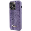Guess Case For Iphone 15 Pro 6,1&Amp Amp Quot  Guhcp15lpsfdgsu Purple Hc Sequin Script Metal