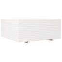  Plantekasse hvit 110x110x49,5 cm heltre furu