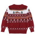 Jule Sweaters Genser   Strikk   Kjøring Home For Jul   Jule Sweater   11 12 år 146 152   Genser   Rød