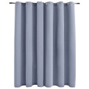 Vidaxl Lystett Gardin Med Metallringer Grå 290x245 Cm