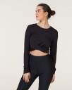 LEVITY Studio Twist Long Sleeve Black - S