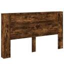  Hodegavlskap med LED med hylle Røkt Eik 180 x 16,5 x 103,5 cm