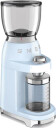 Smeg CGF01 Kaffekvern, Pastell Blå