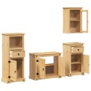 Vidaxl Baderomsskap 4 stk Corona heltre furu 3334634