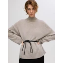 Selected FEMME   Pullover slfCille Cashmere Blend High Neck N   Natur