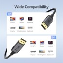 Tech-Protect UltraBoost DisplayPort Til DisplayPort 1.4 Kabel 2 m