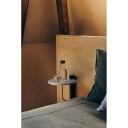 MENU Corbel hylle marmor carrara, m?rkbeiset eik