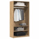  Garderobe artisan eik 100x50x200 cm konstruert tre 8721158628084
