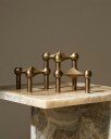 Nagel Lysestake + 12 Stearinlys, Bronze Brass