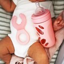 Twistshake Anti-Colic Glass Bottle Pastel Pink 260 ml
