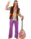 Rainbow Hippie Dude   Kostyme   Strl M