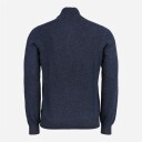 Gran Sasso Half Zip Wool-Cashmere - Blue