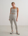 aim´n Ribbed Seamless Tights - Grey - S
