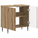 vidaXL Baderomsvaskeskap ZWOLLE Artisan eik 59,5 x 31,5 x 59 cm