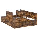  Lagermadrassramme Røkt Eik 140x190 cm 3335433