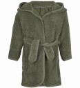 Pippi Organic Bath Robe Green 86-92