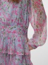 Vero Moda Girl Vmsmilla Ls Short Layer Dress Wvn Girl   Pink   152