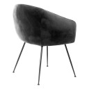 Elbury spisestol savona dark grey