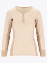 Twentyfour Finse Long Sleeve Ulltopp Beige 34