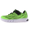 Skechers Sko m. Lys Flex Glow Elite Lime Black 27 Blinkende sko Grønn Hvit Svart
