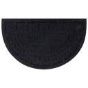  Dørmatte halvrund 45x75 cm gummi og kokosfiber 8721012224766
