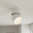 Rotari basic spotlight 1 lyskilde hvit Ø 9 cm GU10 – PRIOS   Stue   Moderne   Metall   Med en lyskilde