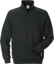 Fristads Sweatshirt Med Kort Dragkedja 7607 Sm Svart 3xl