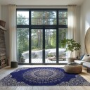 Wilton teppe   Sandrigo blå/beige Størrelse: 160 x 230 cm