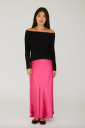 A View Rib Off Shoulder Blouse
