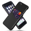 iPhone 7/8/SE (2020)/SE (2022) KSQ Deksel med Kort Lomme Svart