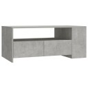 vidaXL Salongbord betonggrå 102x55x42 cm konstruert tre