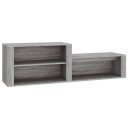 vidaXL Skoskap gr? sonoma 150x35x45 cm konstruert tre