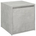 vidaXL Oppbevaringsskap betonggrå 40,5x40x40 cm konstruert tre