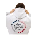 Tommy Jeans Tjm Rlx Dna Play Hoodie   White   XL
