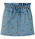 Lil"Atelier Nmfdeva Loose Dnm Emb Skirt 2024 Es Lil Blue 92
