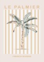 Riviera Plam Tree Poster Plakat / 50x70cm