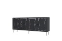 Falra Konsollbord 150 cm   Antrasitt/Sølv