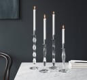 Orrefors Celeste stripes lysestake 41 cm