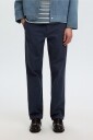 Selected Men   Bukser SLM196 STRAIGHT MILES TWILL PANT NO   Blå