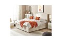 Kontinentalsäng Beliani Minister Beige-Silver, 160x200 cm Beige 160x200 -