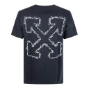 Off White Herre Topper Svart L,
