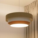 Maco Design Triniti hengelampe beige/creme Ø 60 cm tekstil