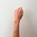 JANE KOENIG Tied Heart Bracelet Guld One Size 16 18 cm