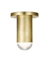 Ebell Flush Mount Natural Brass S