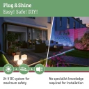 Paulmann - Plug & Shine 3 LED Nedgravnings Spot Floor Mini IP67 Silver