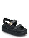 Steve Madden Bigmona Sandal (Leather) - Black - 41