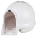 Petmate Booda Dome Cleanstep Kattetoalett (Hvitt)