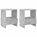 vidaXL Magasinreol 2 pcs Betonggrå 35 x 30 x 45 cm